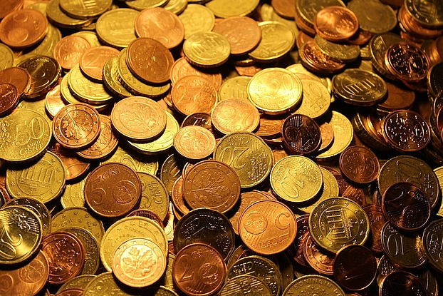 Viele Geldmünzen (Quelle: https://pixabay.com/de/geld-m%C3%BCnzen-eurom%C3%BCnzen-w%C3%A4hrung-515058/)
